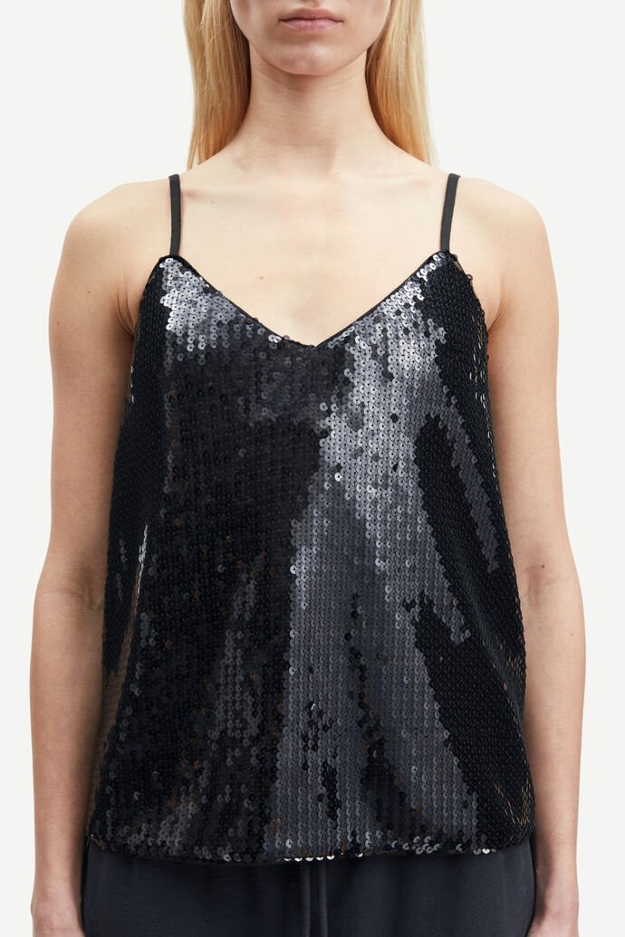 Samsoe Samsoe Femme - Sharon Strap Top 14904 - Black-Tops-F22400023