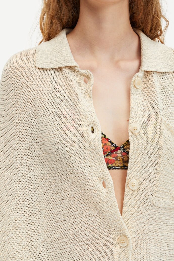 Samsoe Samsoe - Mel ss shirt 14069 - Whitecap Gray-Tops-F22100134