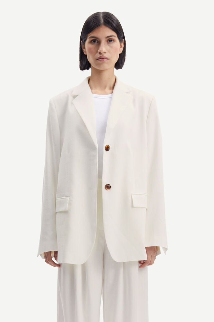 Samsoe Samsoe Femme - Luzy Blazer 14817 - Clear Cream-Vestes et Manteaux-F23200160