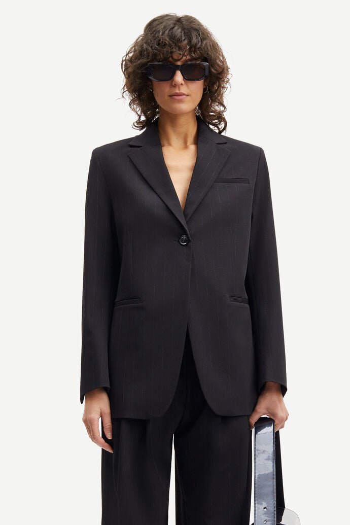 Samsoe Samsoe Femme - Mara Blazer 14889 - Black-Vestes et Manteaux-F23300168