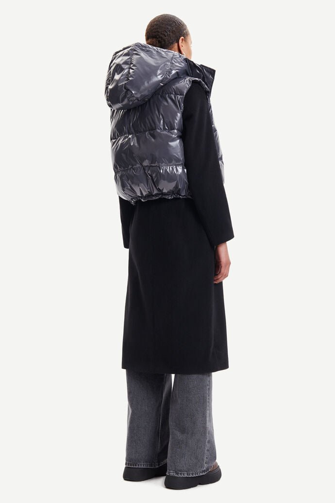 Samsoe Samsoe Femme - Pearl Vest 14465 Gray Pristine-Vestes et Manteaux-F22300022