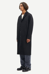 Samsoe Samsoe Homme - Tesfa Coat 14108 - Black-Vestes et Manteaux-M23400035