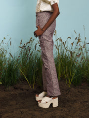 Sister Jane - Harvest Jacquard Trousers - Lilac-Jupes et Pantalons-TR175BLK