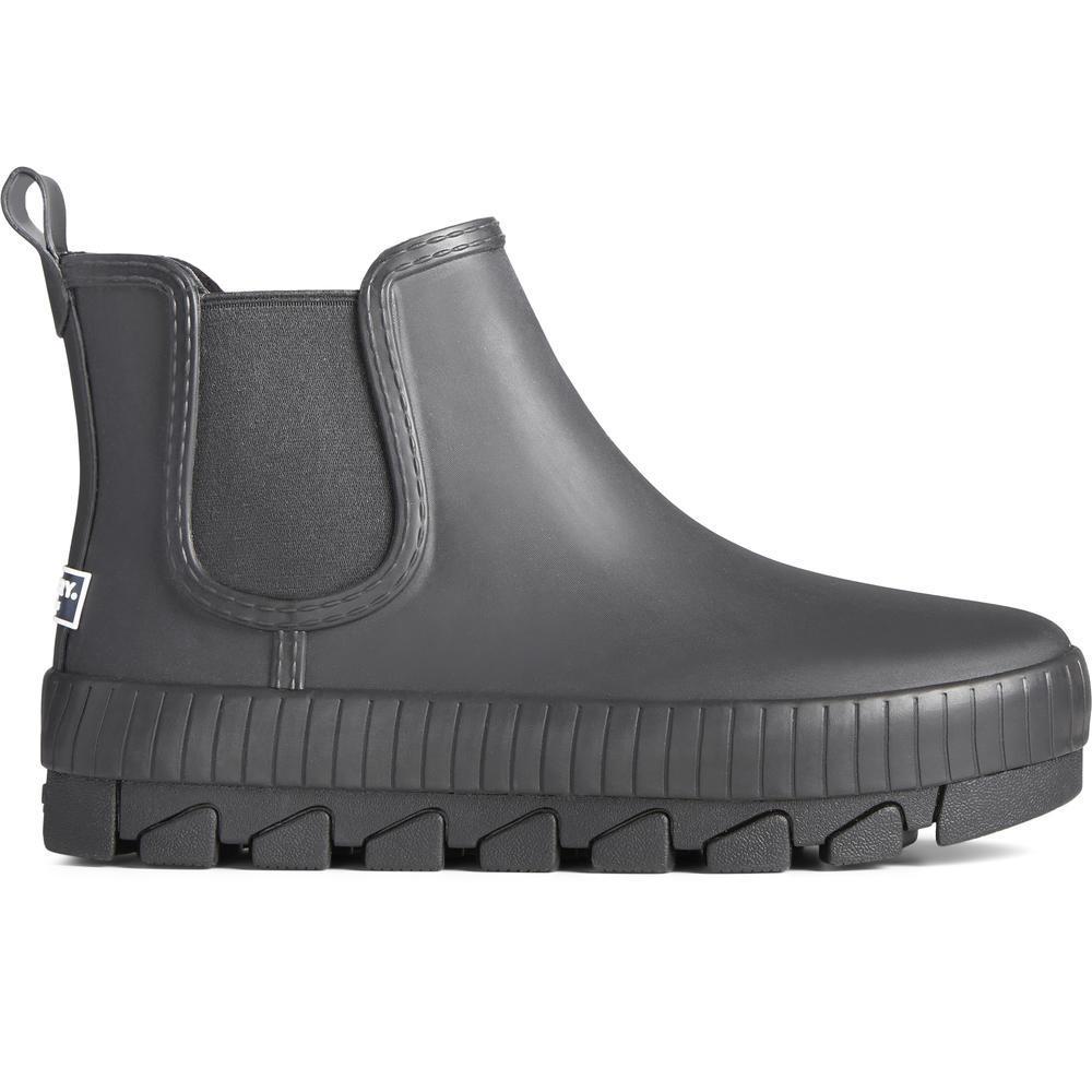 SPERRY - Torrent Chelsea Rain Boots - Black-Chaussures-STS86828