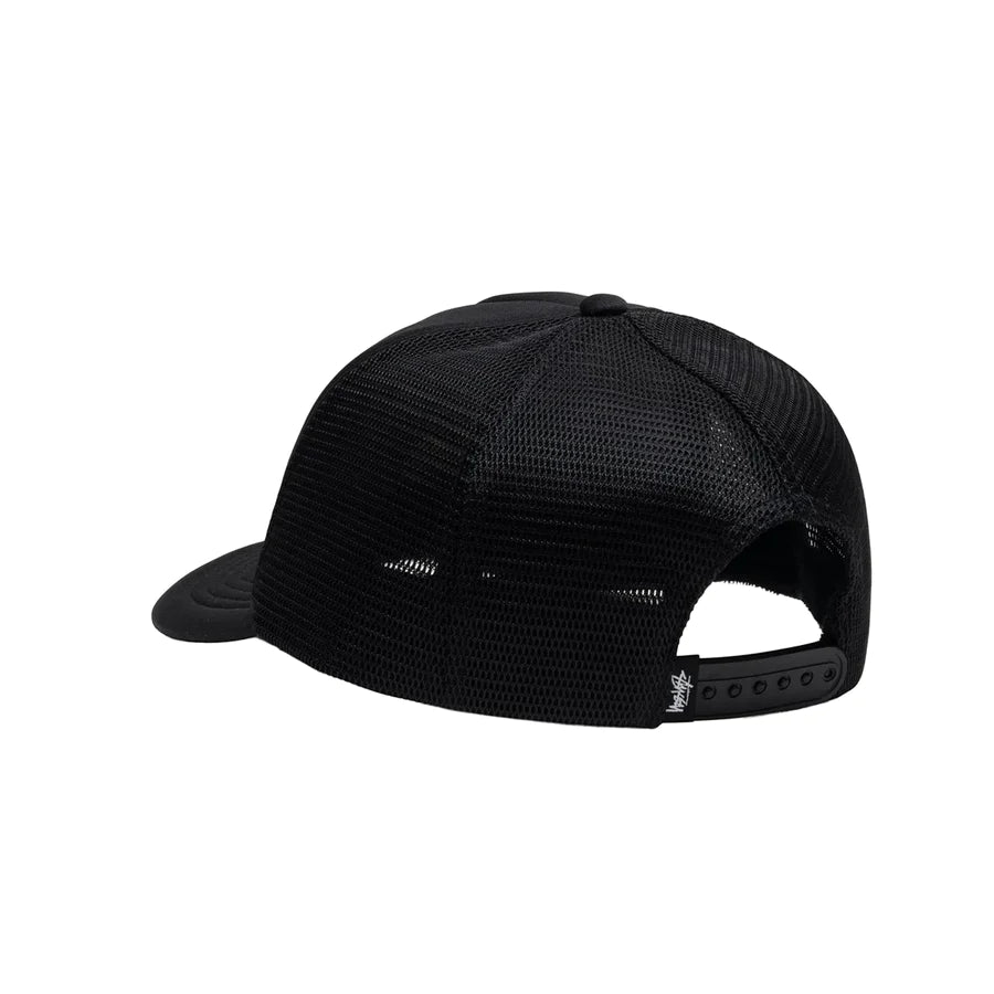 Stussy - Big Basic Trucker Cap - Black-Accessoires-1311088