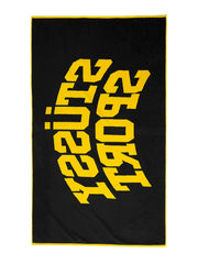 Stussy - Sport Beach Towel - Black / Yellow-Accessoires-138826