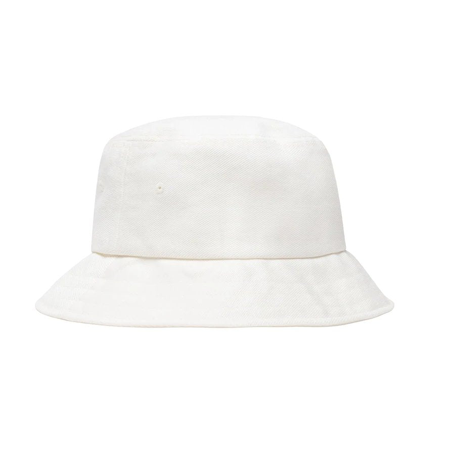 Stussy - SS Link Deep Bucket Hat - White-Accessoires-1321105