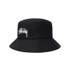 Stussy - Stock Bucket Hat - Black-Accessoires-1321023