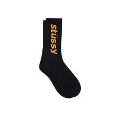 Stussy - Stripe Crew Socks - Black/Yellow-Accessoires-138845