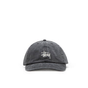 Stussy - Washed Basic Low Pro Cap - Charcoal-Accessoires-1311118
