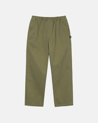 Stussy - Brushed Beach Pant - Olive-Pantalons et Shorts-116553