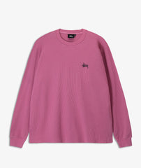 Stussy - O' Dyed LS Thermal - Magenta-Pulls et Sweats-1140321