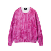 Stussy - Printed Fur Sweater - Pink-Pulls et Sweats-117171
