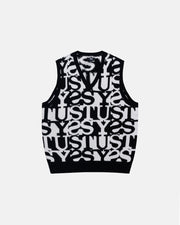 Stussy - Stacked Sweater Vest - Ivory-Pulls et Sweats-117192