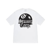 Stussy - 8 Ball Corp. Tee - White-T-shirts-1904868