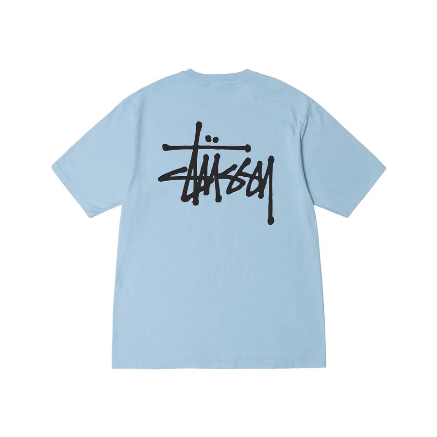 Stussy - Basic Stussy Pigment Dyed tee - Sky Blue-T-shirts-1904879