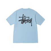 Stussy - Basic Stussy Pigment Dyed tee - Sky Blue-T-shirts-1904879