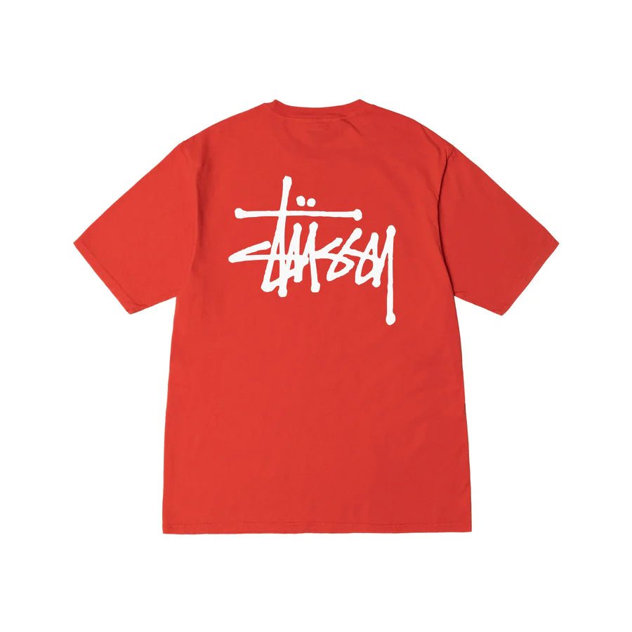 Stussy - Basic Stussy Pigment Dyed tee - Tomato-T-shirts-1904879