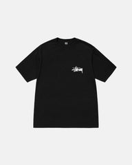 Stussy - Old Phone Pig. Dyed Tee - Black-T-shirts-1904942