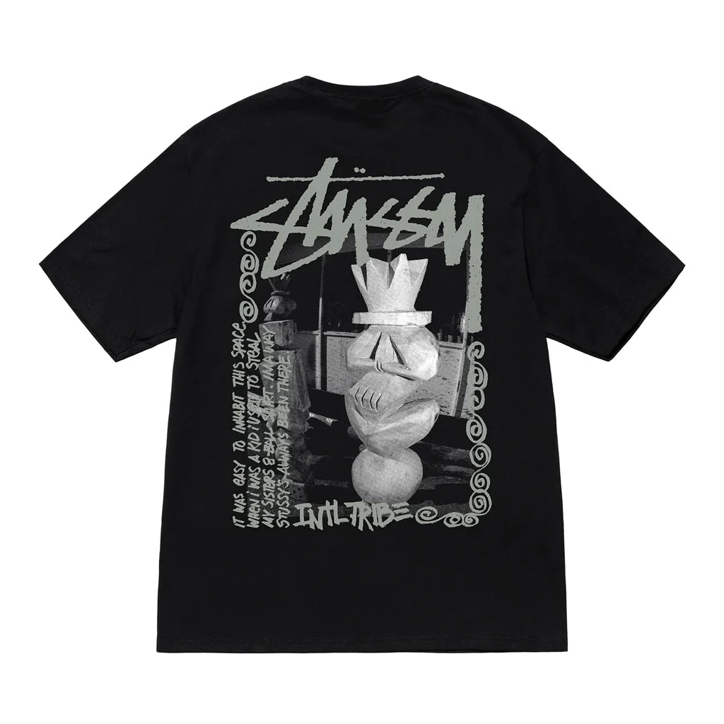 Stussy -Tiki tee - Black-T-shirts-1904876