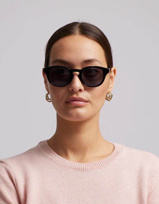 Colorful Standard - Sunglass 12 - Deep Black Solid/Black - Lunettes de soleil