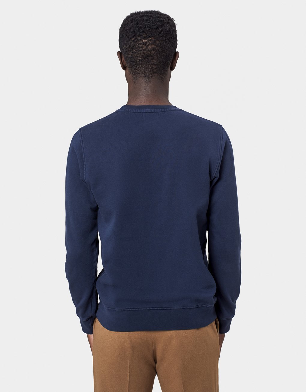 Colorful Standard - Classic Organic Crew Navy Blue - Sweat bleu marine en coton biologique UNISEXE-Pulls et Sweats-CS1005