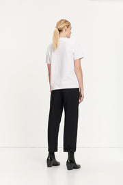 Samsoe Samsoe - Camino Tee White - T-shirt col montant blanc - Femme-Tops-F15212313
