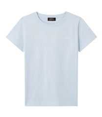 A.P.C - T-Shirt Item Bleu Clair - Femme-Tops-COEOP-F26012