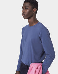 Colorful Standard - Classic Organic LS Tee Faded Pink - T-shirt manches longues rose pâle en coton biologique-T-shirts-CS1002