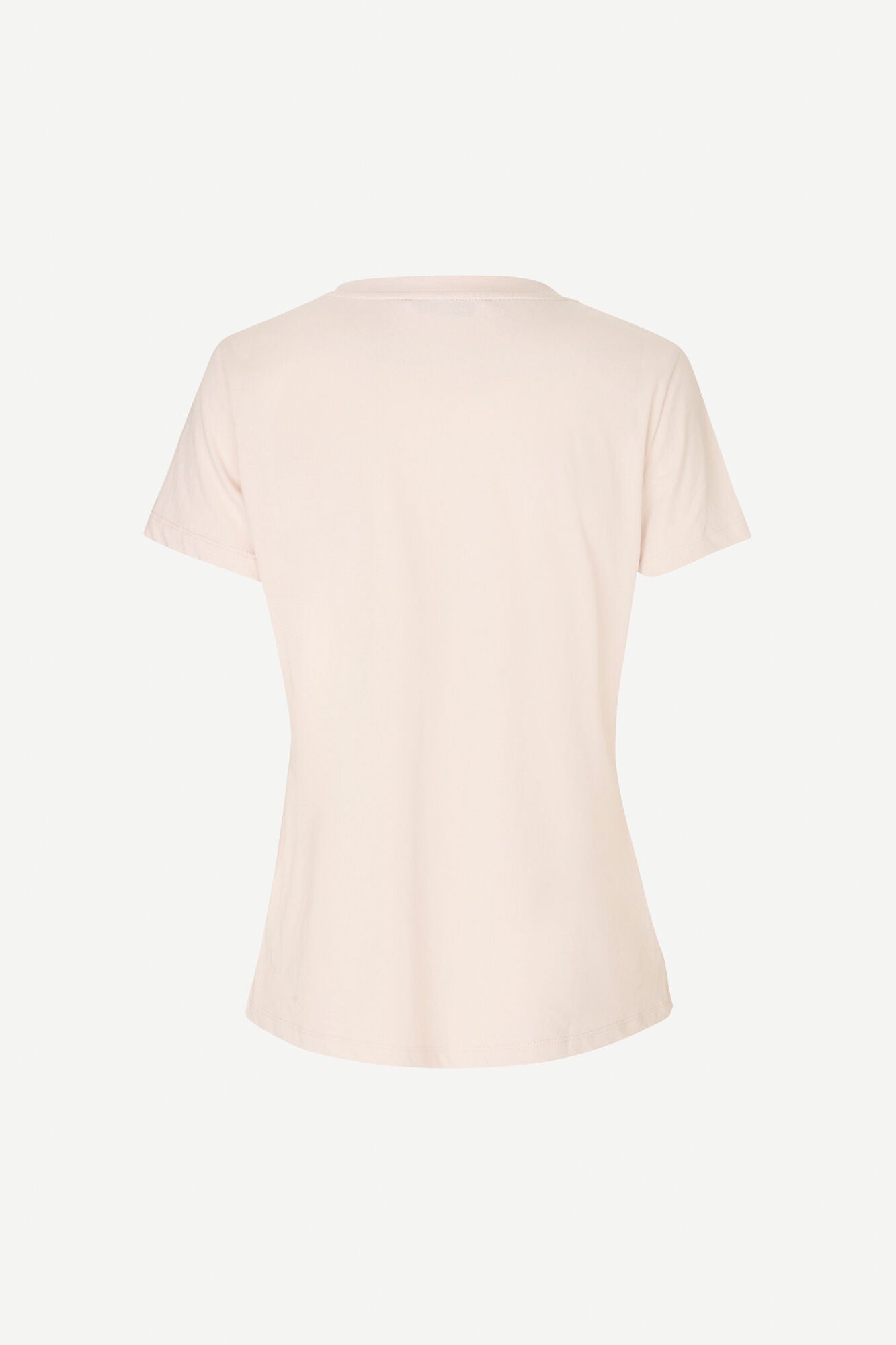 Samsoe Samsoe Femme- Solly Tee 205 Solid Hushed Violet - T-shirt rose pâle -Femme-Tops-F00012050