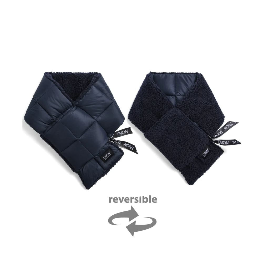 Taion - Scarf R201MT - Black/Black-Accessoires-TAION-R201MT