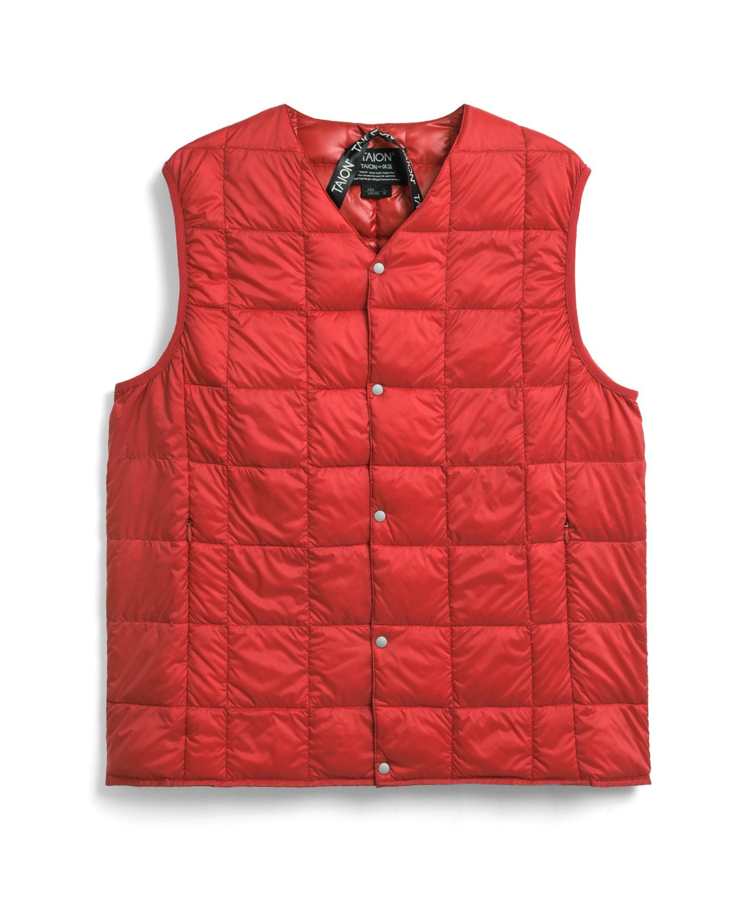 Taion - Gilet Taion-001 - Red-Vestes et Manteaux-TAION-001
