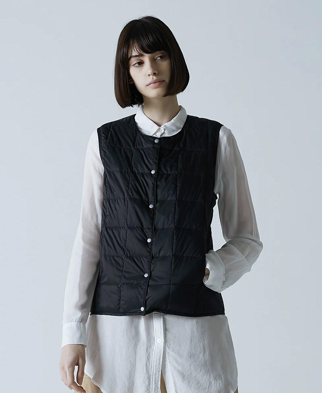 Taion - Gilet Taion - 004 - Black-Vestes et Manteaux-TAION-004