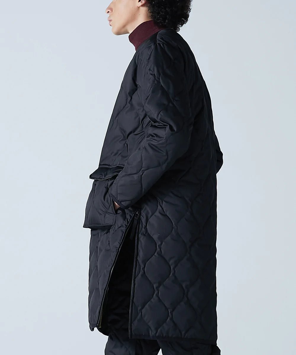 Taion - Veste Longue en Duvet 101ZML - Black-Vestes et Manteaux-101ZML-LONG