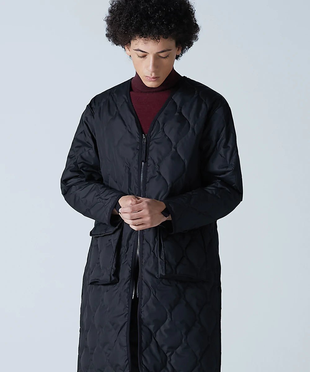 Taion - Veste Longue en Duvet 101ZML - Black-Vestes et Manteaux-101ZML-LONG