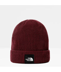 The North Face - Black Box Beanie - Regal Red-Accessoires-NF0A55KCD4S