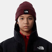 The North Face - Black Box Beanie - Regal Red-Accessoires-NF0A55KCD4S