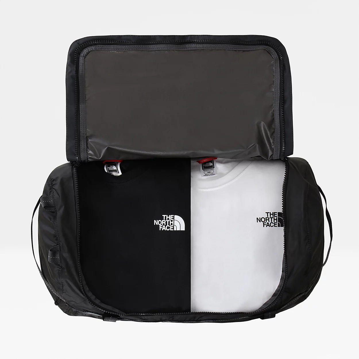 The North Face - Flyweight Duffel Bag - Asphalt Grey/ TNF Black-Accessoires-NF0A52TLMN81