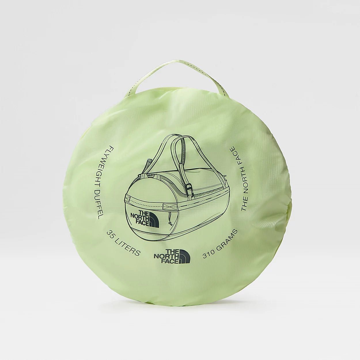 The North Face - Flyweight Duffel Bag - Lime Cream/ Asphalt Grey-Accessoires-NF0A52TLIJR1