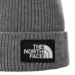 The North Face - TNF Logo Box Cuffed Beanie Medium Grey Heather-Accessoires-NF0A3FJXDYY