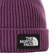 The North Face - TNF Logo Box Cuffed Beanie Pikes Purple-Accessoires-NF0A3FJX0H5