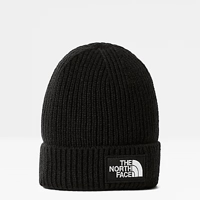 The North Face - TNF Logo Box Cuffed Beanie TNF Black-Accessoires-NF0A3FJXJK3