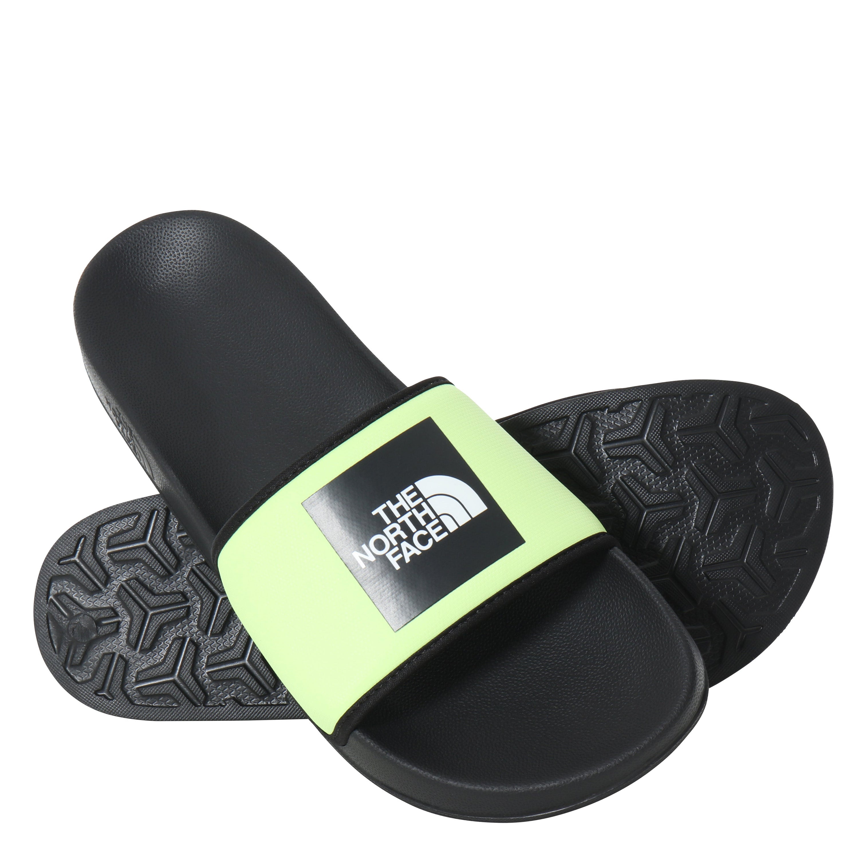 The North Face - Men's Base Camp Slide III LTD - Sharp Green / TNF Black-Chaussures-NF0A5LVW4D11