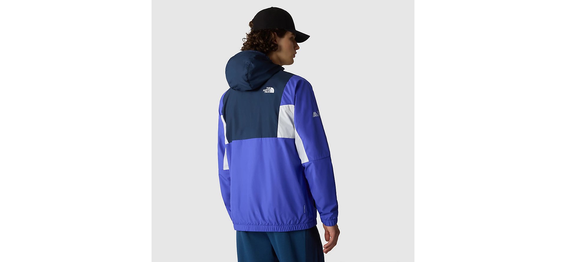 The North Face - WindWall™ Track Top - Galaxy Blue-Pantalons et Shorts-NF0A855KOW01