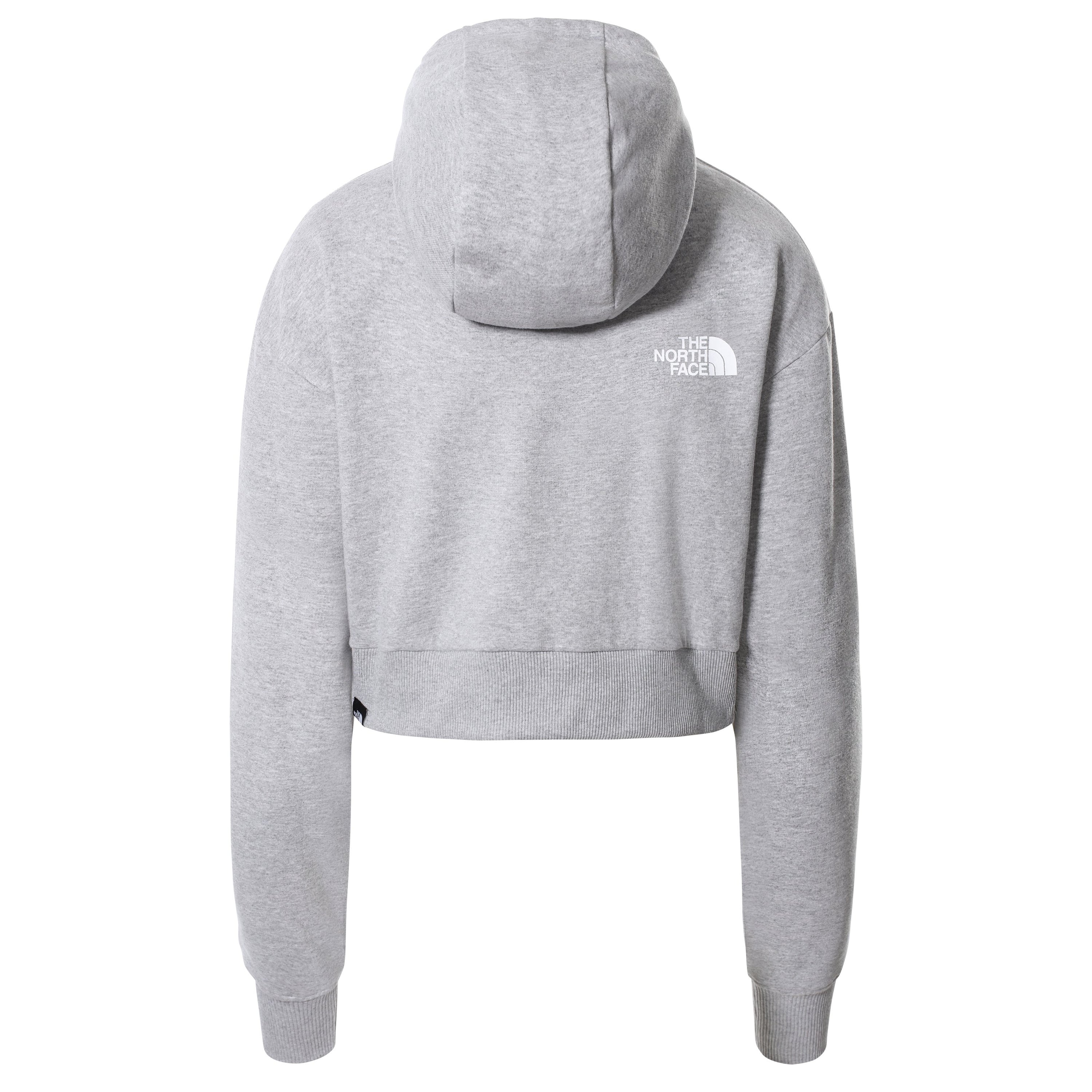 The North Face - W Trend Crop Hoodie - TNF Light Grey Heather-Pulls et Sweats-NF0A5ICYDYX1