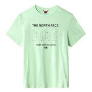 The North Face - M Coordinates Tee S/S 2 Patina Green-T-shirts-NF0A7X2I6S01