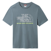 The North Face - M S/S Coordinates S/S Tee - Gobelin Blue-T-shirts-NF0A5IGAA9L1