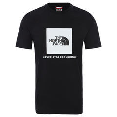 The North Face - M SS Raglan RedBox Tee TNF Black-T-shirts-NF0A3BQOKY41