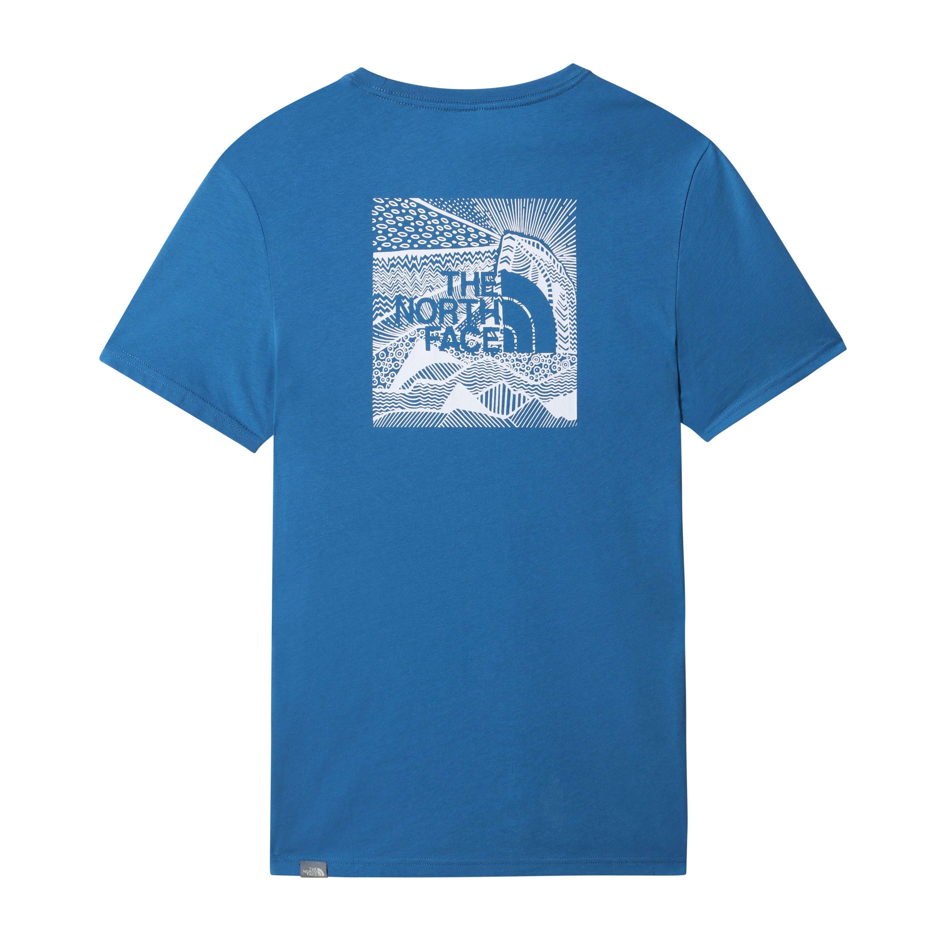 The North Face - M S/S Redbox Celebration Tee - Banff Blue-T-shirts-NF0A2ZXEM191