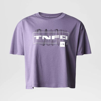 The North Face - W SS Coordinates Tee - Lunar Slate/Black-T-shirts-NF0A7UPALK31